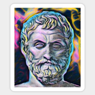 Thales of Miletus Portrait | Thales of Miletus Artwork 10 Sticker